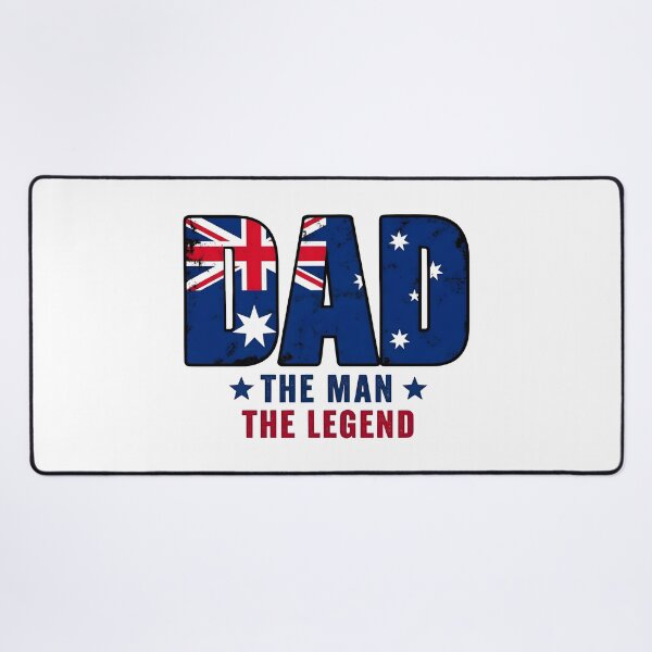 Item preview, Australian Dad The Man The Legend | Aussie Flag Father's Day Gift | Proud Aussie Dad Apparel designed and sold by SideKickCreates.