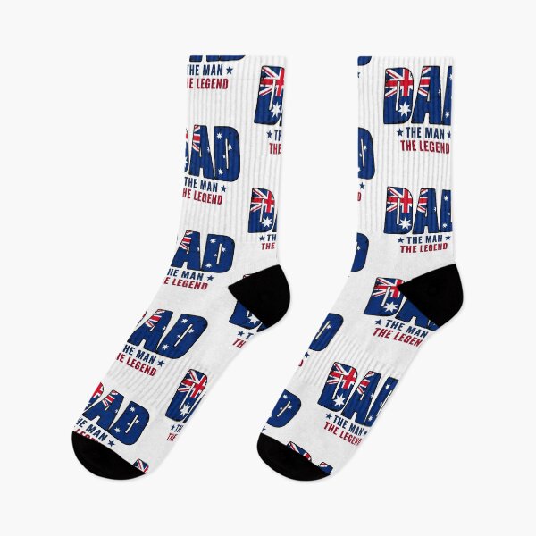 Item preview, Australian Dad The Man The Legend | Aussie Flag Father's Day Gift | Proud Aussie Dad Apparel designed and sold by SideKickCreates.