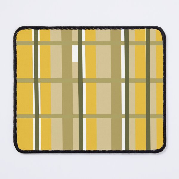 Item preview, Modern Scandinavian Linear Grid Pattern Yellow and green checks designed and sold by Ailiida.