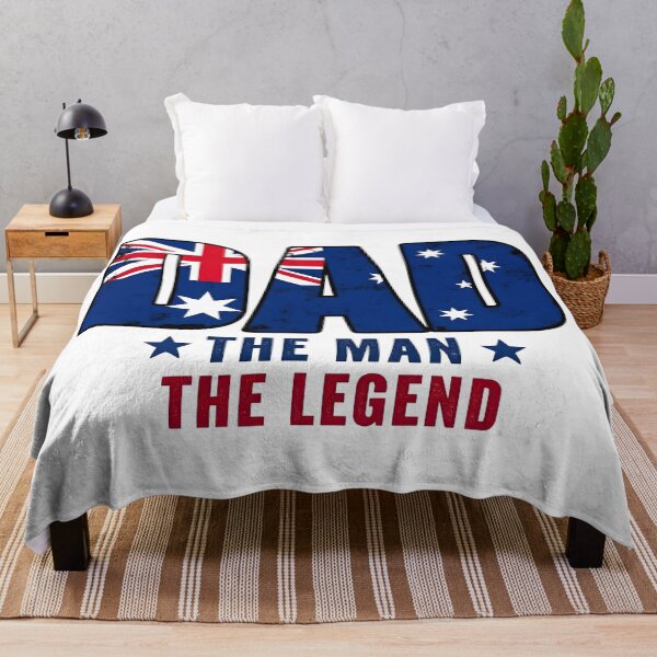Item preview, Australian Dad The Man The Legend | Aussie Flag Father's Day Gift | Proud Aussie Dad Apparel designed and sold by SideKickCreates.