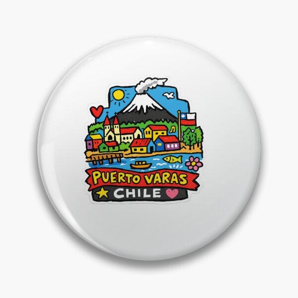 Item preview, Puerto Varas Chile Lakeside Sticker designed and sold by Imaginarium of Chaos falcon88 .