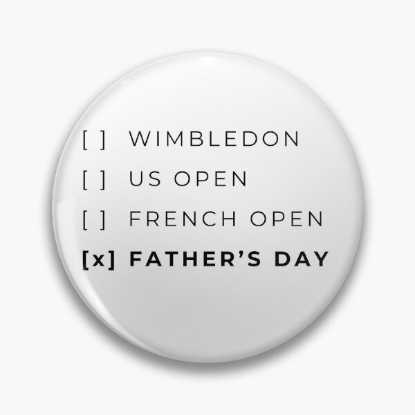 Item preview, Fathers Day Grand Slam Checklist Tennis Dad Gift designed and sold by RunningWhiskers.