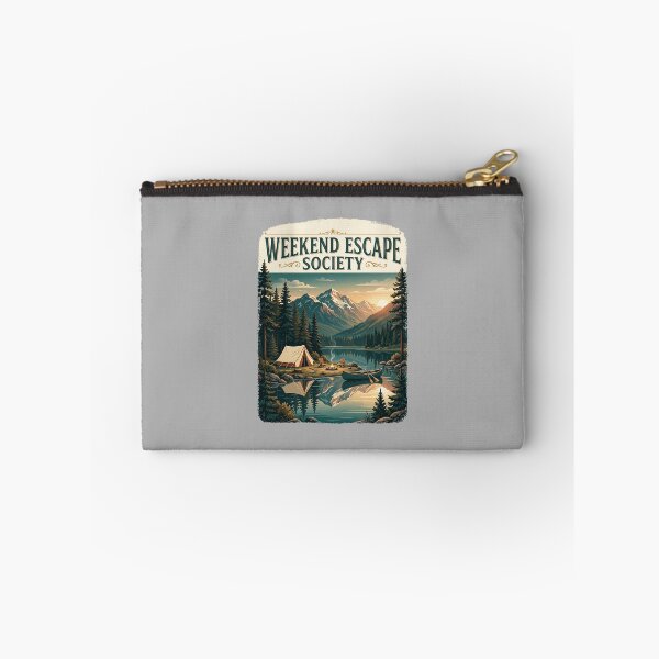 Item preview, Weekend Escape Society - Vintage Nature and Camping Adventure Design designed and sold by PGRprint.