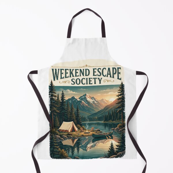 Item preview, Weekend Escape Society - Vintage Nature and Camping Adventure Design designed and sold by PGRprint.