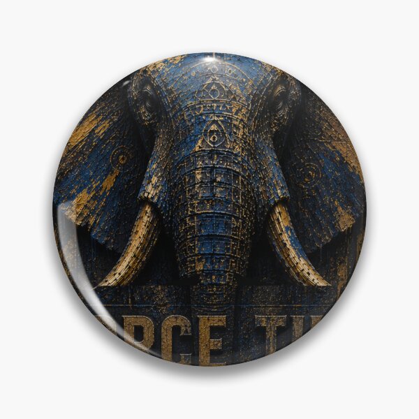 Item preview, Systems Architect Force Pattern Elephant Mosaic Canvas Print designed and sold by SavannaStrikes.