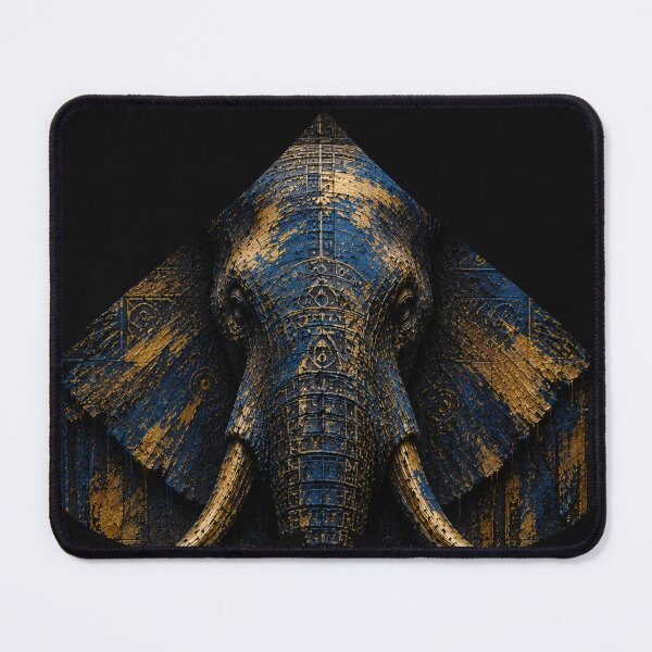 Item preview, Systems Architect Force Pattern Elephant Mosaic Canvas Print designed and sold by SavannaStrikes.
