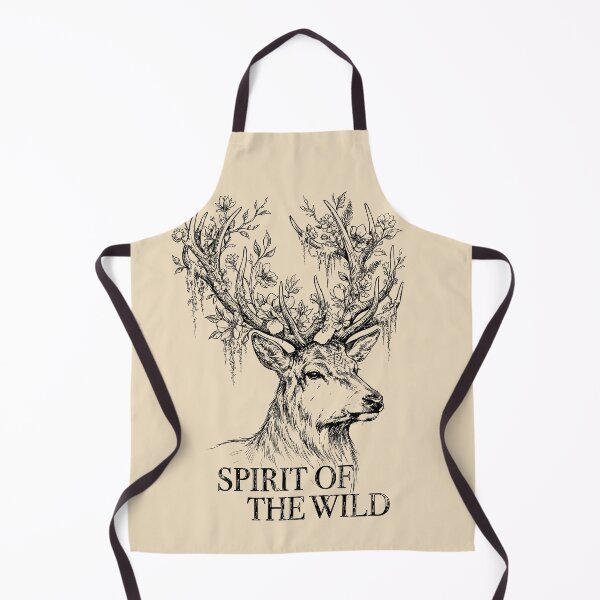 Item preview, Flowering Antler Spirit Stag - Enchanted Forest designed and sold by bapupa.