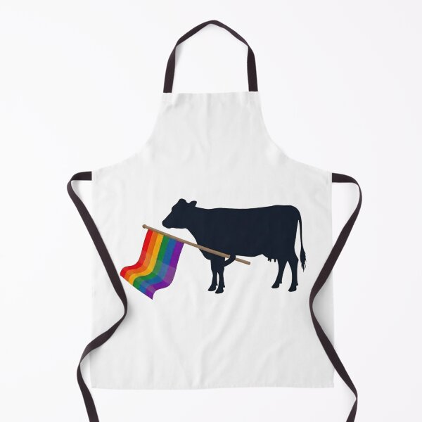 Item preview, Pride Cow Carrying Rainbow Flag – Love, Equality and Acceptance Colorful Cow Design designed and sold by Trendesigne.