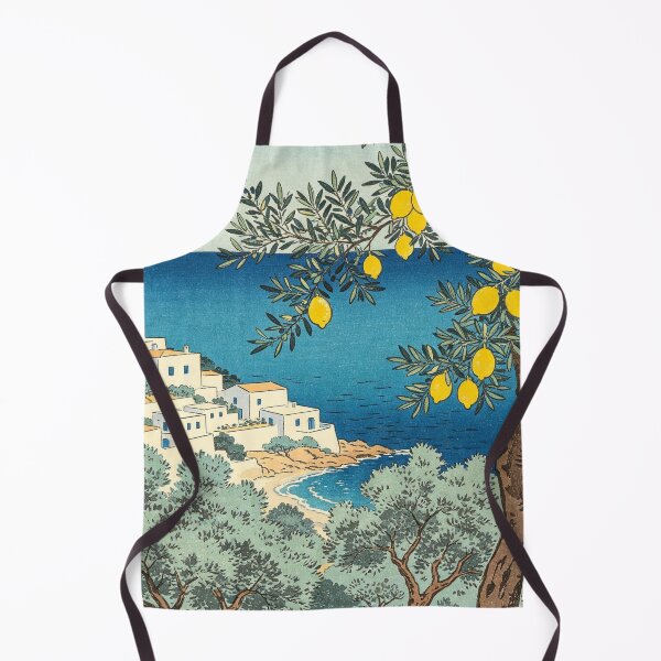 Item preview, Olive Lemon Coastal View designed and sold by synthoso.