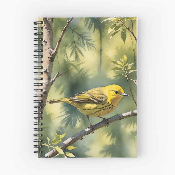 Item preview, Yellow Warbler Watercolor Wildlife Bird Art designed and sold by MaverlyShop.