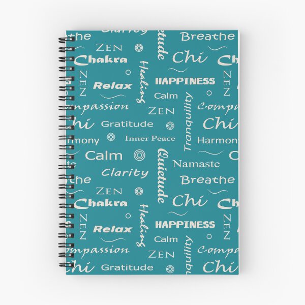 Item preview, Mindfulness and Wellbeing Words Typographic Design designed and sold by CreativeBridge.