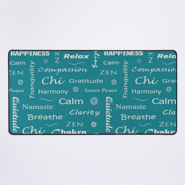 Item preview, Mindfulness and Wellbeing Words Typographic Design designed and sold by CreativeBridge.