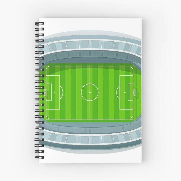 Item preview, Soccer Stadium Top View — Football Pitch Aerial Field Art Print designed and sold by icemanphotos.
