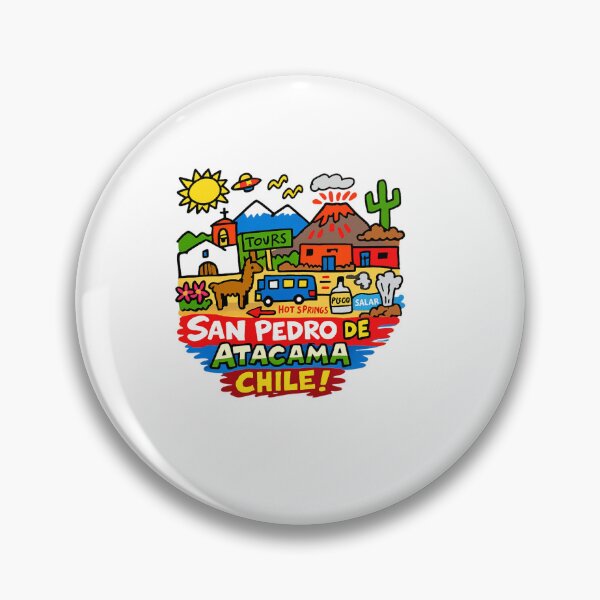 Item preview, Atacama Chile Desert Sticker Souvenir Summer Edition designed and sold by Imaginarium of Chaos falcon88 .