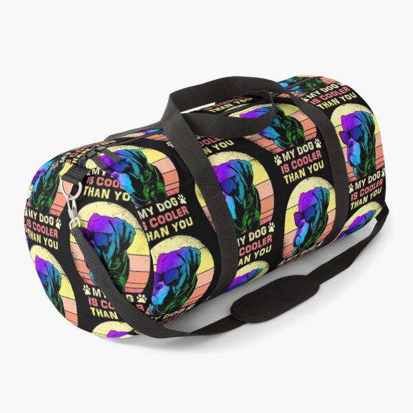 Item preview, My Dog Is Cooler Than You Retro Sunset Dog Lover designed and sold by marke770.