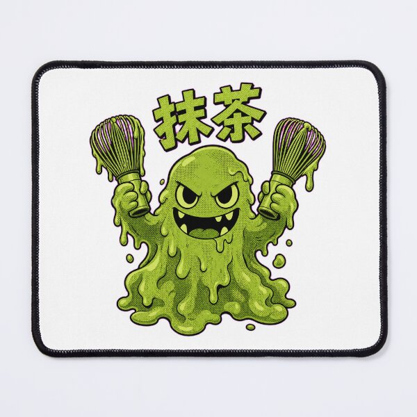 Item preview, Cute Japanese Matcha Green Tea Monster designed and sold by Studio Cozy.