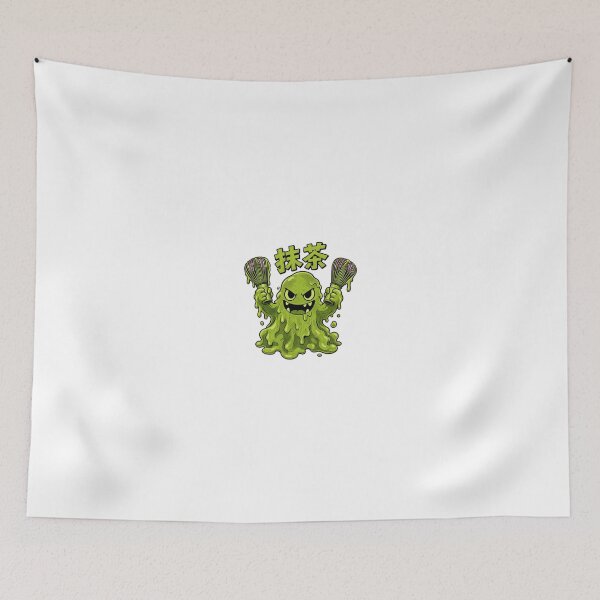 Item preview, Cute Japanese Matcha Green Tea Monster designed and sold by Studio Cozy.