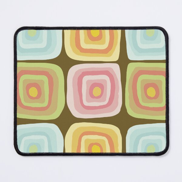 Item preview, Hand Drawn Pastel Abstract Squares Pattern designed and sold by Ailiida.