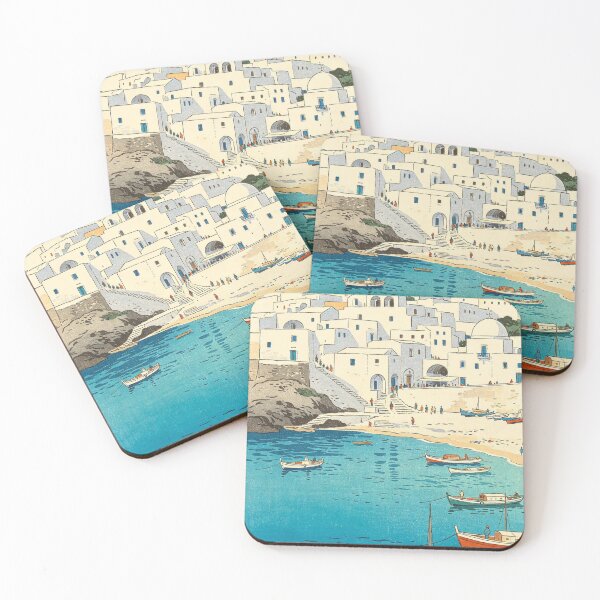 Item preview, White Village Summer Coast designed and sold by synthoso.