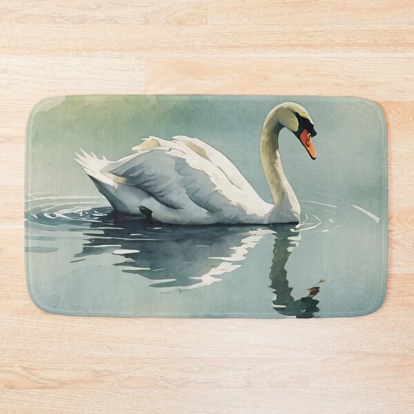 Item preview, Swan Watercolor Wildlife Bird Art  designed and sold by MaverlyShop.