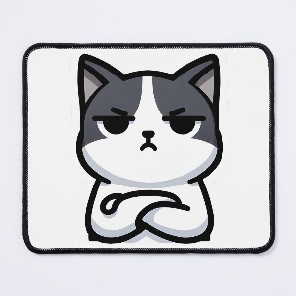 Item preview, Judgemental Cat — Unimpressed Cat Sticker designed and sold by tommysworks.
