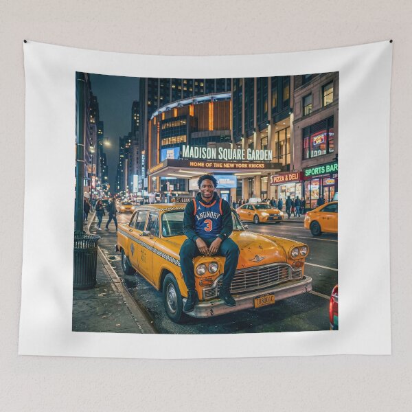 Artikelvorschau, OG Anunoby NY Knicks Portrait entworfen und verkauft von Home Decor Art.
