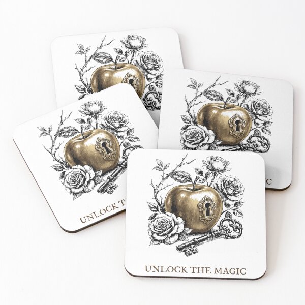 Item preview, Golden Apple Key Secret - Fairytale Aesthetic designed and sold by bapupa.