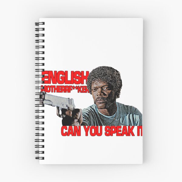 Item preview, English Motherf**ker – Pulp Fiction Quote Tee designed and sold by arycha.