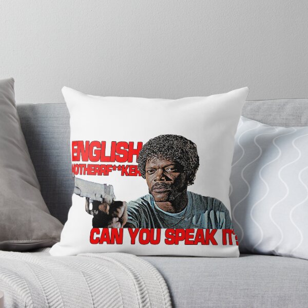 Item preview, English Motherf**ker – Pulp Fiction Quote Tee designed and sold by arycha.
