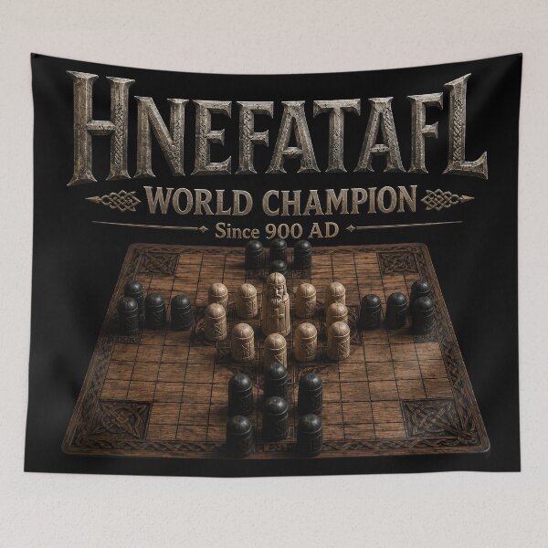 Item preview, Hnefatafl World Champion Viking Strategy Humor designed and sold by Retr0Tshirts.