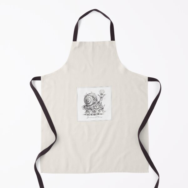 Item preview, Snail Away! "Antique White" designed and sold by DrolmaRinArt.