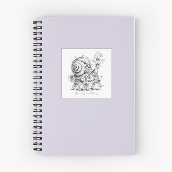 Item preview, Snail Away! "Lavender Mist" designed and sold by DrolmaRinArt.