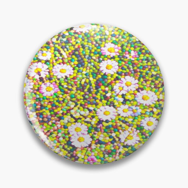 Item preview, Abstract Pointillism Wild Daisy Meadow Mosaic Vignette designed and sold by BalkanBloom.