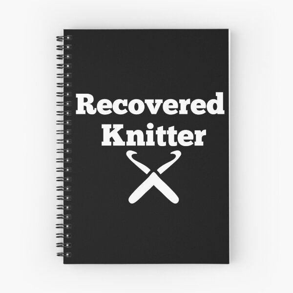 Item preview, Recovered Knitter Funny Crochet Design designed and sold by SipAndStitchCo.