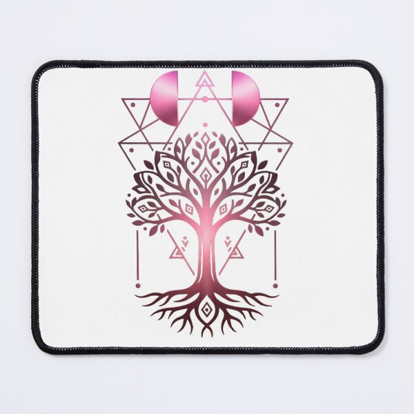 Item preview, Heart Tree – Pink Light & Geometric Harmony designed and sold by Herzbaumatelier.