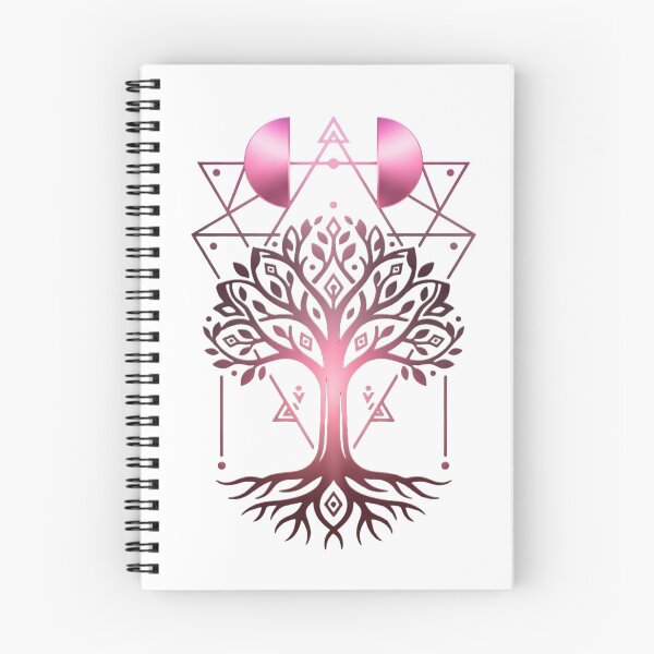 Item preview, Heart Tree – Pink Light & Geometric Harmony designed and sold by Herzbaumatelier.