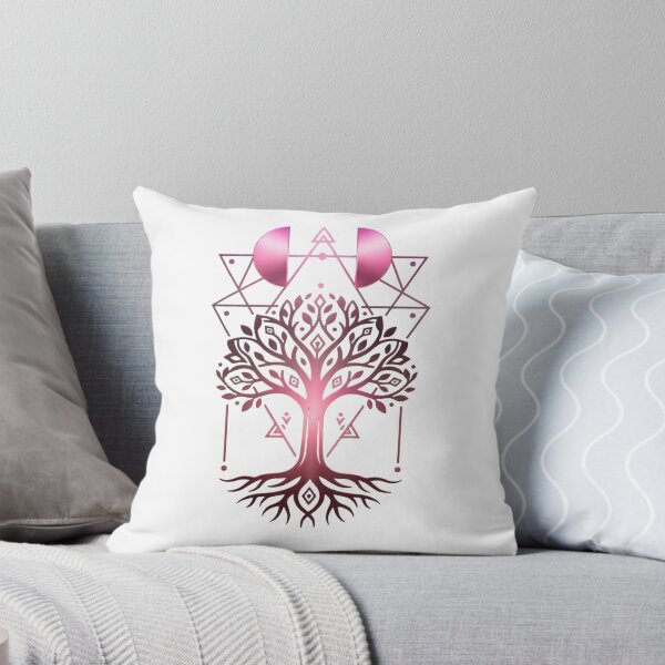 Item preview, Heart Tree – Pink Light & Geometric Harmony designed and sold by Herzbaumatelier.