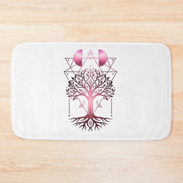 Item preview, Heart Tree – Pink Light & Geometric Harmony designed and sold by Herzbaumatelier.
