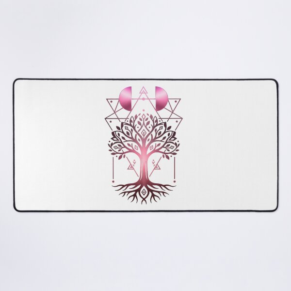 Item preview, Heart Tree – Pink Light & Geometric Harmony designed and sold by Herzbaumatelier.