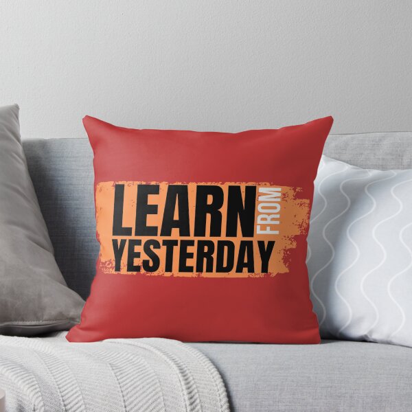 Item preview, Learn From Yesterday Motivational Quote | Self Improvement Vintage Grunge Typography designed and sold by DrimitStore.