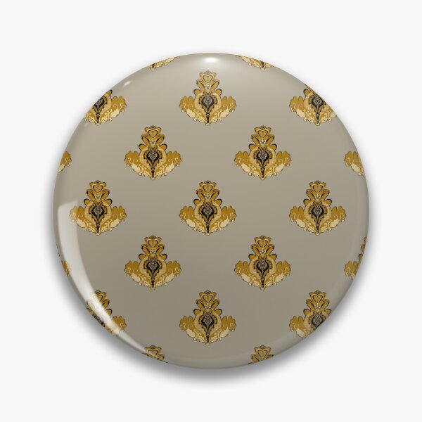 Item preview, Golden Baroque Damask Pattern Beige and Gold Elegant Luxury Decor designed and sold by Almanzart.