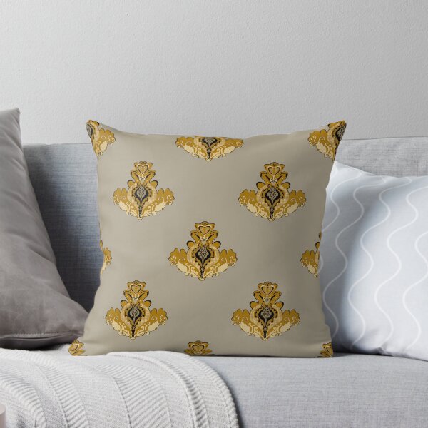 Item preview, Golden Baroque Damask Pattern Beige and Gold Elegant Luxury Decor designed and sold by Almanzart.