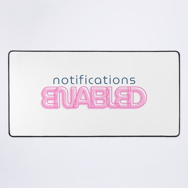 Item preview, Notifications ENABLED designed and sold by ArtistTejal.