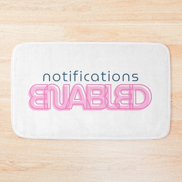 Item preview, Notifications ENABLED designed and sold by ArtistTejal.
