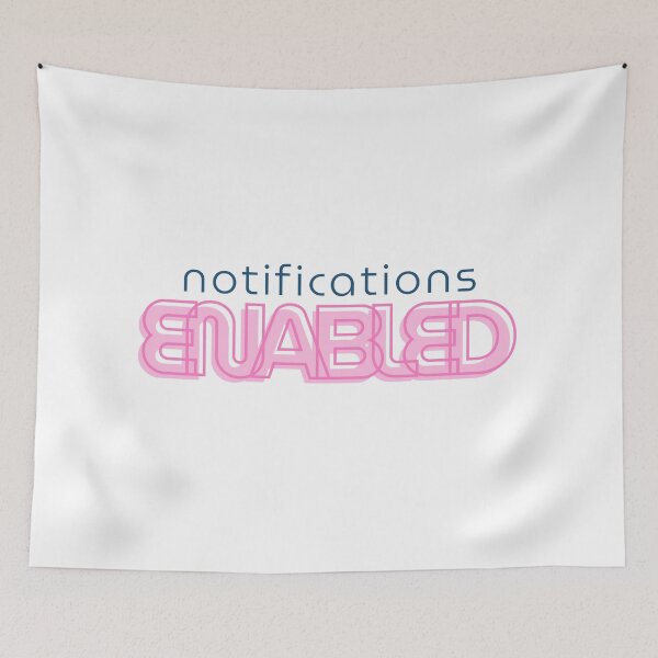 Item preview, Notifications ENABLED designed and sold by ArtistTejal.