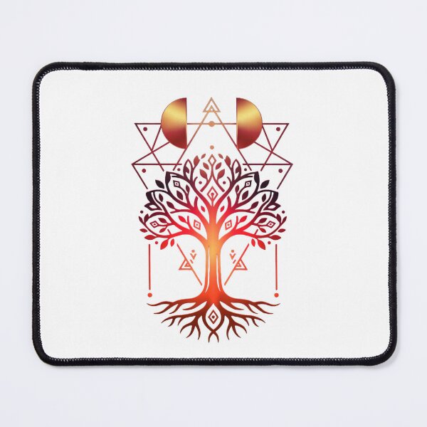 Item preview, Heart Tree – Fire Colors & Geometric Energy designed and sold by Herzbaumatelier.