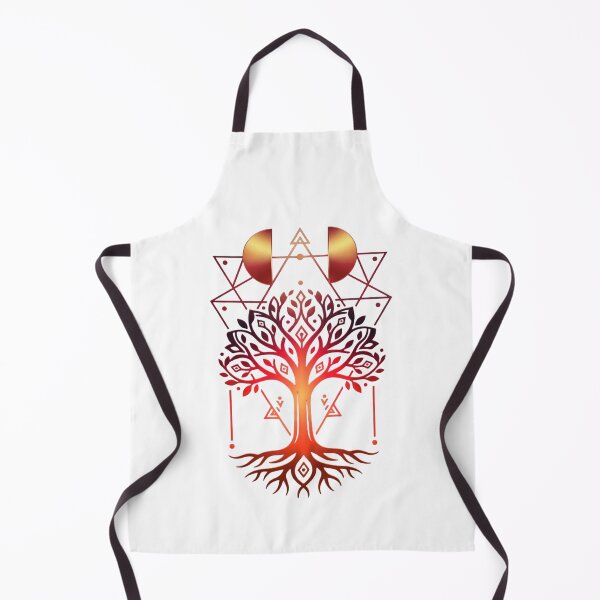 Item preview, Heart Tree – Fire Colors & Geometric Energy designed and sold by Herzbaumatelier.
