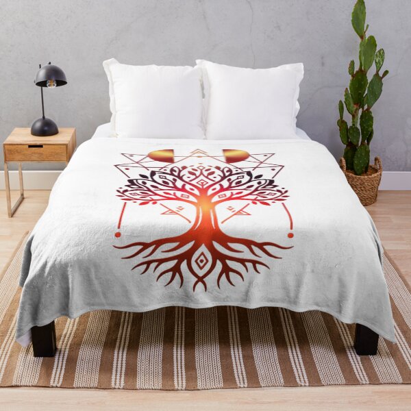 Item preview, Heart Tree – Fire Colors & Geometric Energy designed and sold by Herzbaumatelier.