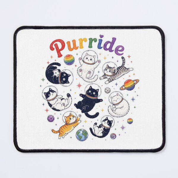 Item preview, Purride Cat Pride Ally LGBT Rainbow 3 designed and sold by NicowrmSArt.