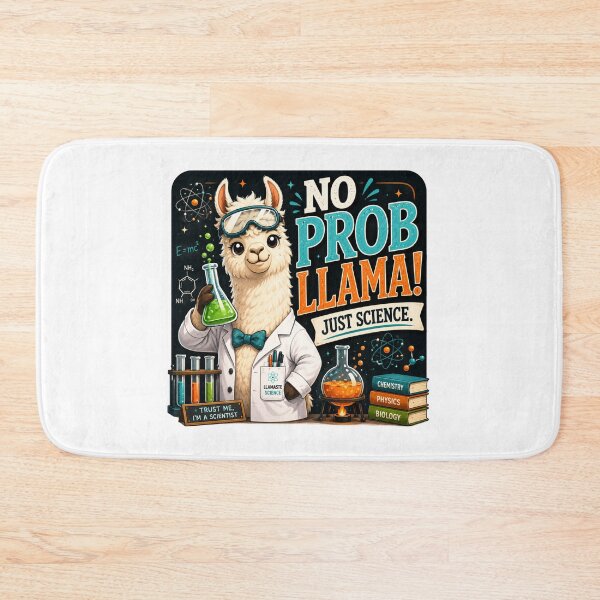 Item preview, Funny Science Teacher Gift | No Probllama STEM Classroom Decor designed and sold by astersgraphics.